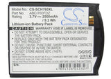 Verizon SCH-I760 Battery 3.7V 2500mAh - Compatible Replacement