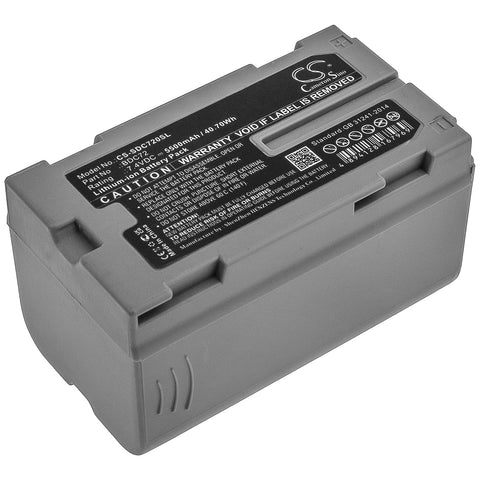 Topcon Total Station GM-52 Battery 7.4V 5500mAh - Compatible Replacement