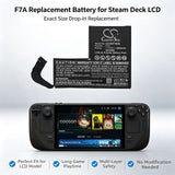 steam deck F7A Battery 7.7V 5200mAh - Compatible Replacement