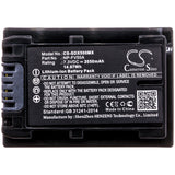 Sony HDR-PJ675 Battery 7.3V 2050mAh - Compatible Replacement