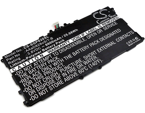 Samsung Galaxy Tab 3 Plus 10.1 Battery 3.8V 6600mAh - Compatible Replacement