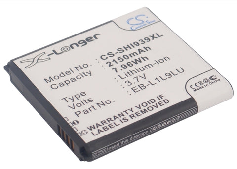 Samsung Galaxy S3 Duos Battery 3.7V 2150mAh - Compatible Replacement