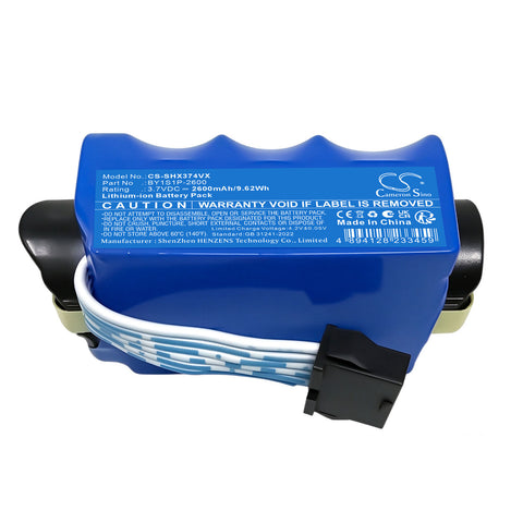 Shark XBAT3700 Battery 3.7V 2600mAh Li-Ion - Compatible Replacement