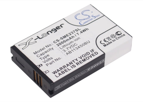 Samsung Xcover E2370 Battery 3.7V 2000mAh - Compatible Replacement