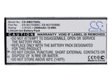 Samsung Galaxy Mega 2 Duos Battery 3.8V 2500mAh - Compatible Replacement