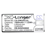Samsung Galaxy Alpha LTE-A Battery 3.85V 1900mAh - Compatible Replacement