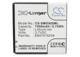NTT DoCoMo Galaxy S Battery 3.7V 1550mAh - Compatible Replacement