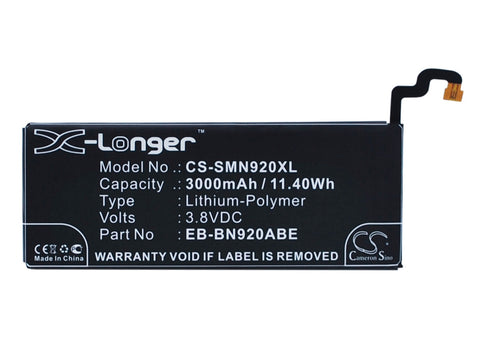 Samsung Galaxy Note 5 Special Edition Battery 3.8V 3000mAh - Compatible Replacement