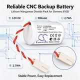 Siemens SIMOTION MMC Battery 3.0V 900mAh - Compatible Replacement