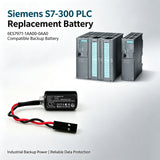 Siemens Simatic S7-200 6ES7291-8BA20-OXAO Battery 3.0V 900mAh - Compatible Replacement
