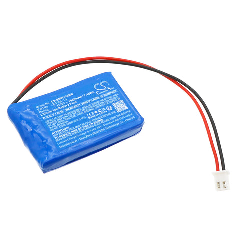 Sigma SW-11UVA Battery 7.4V 1000mAh - Compatible Replacement