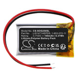 Sony TDG-BR250 Battery 3.7V 100mAh - Compatible Replacement