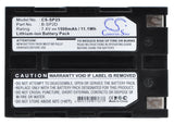 Toshiba TEC B-SP2D Portable Bluetooth Printer Battery 7.4V 1500mAh - Compatible Replacement