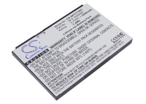 Sprint AirCard 771S Battery 3.7V 2000mAh Li-Ion - Compatible Replacement