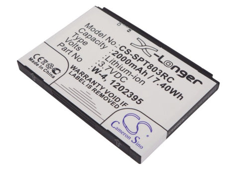 Sierra Wireless AirCard SW760 Battery 3.7V 2000mAh - Compatible Replacement
