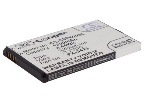 Simvalley PX-3423 Battery 3.7V 1200mAh Li-Ion - Compatible Replacement