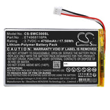Swing Caddie SC300 Portable Golf Launch Monitor & Trainer Battery 3.7V 4750mAh - Compatible Replacement