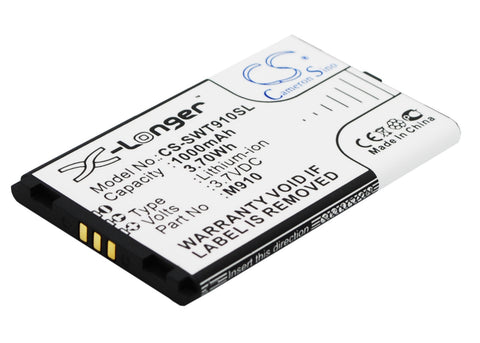 Switel M910 Battery 3.7V 1000mAh - Compatible Replacement