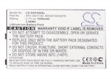 Socketmobile Sonim XP2 Battery 3.7V 1050mAh - Compatible Replacement