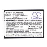 Sonim XP3 Plus Battery 3.85V 1400mAh - Compatible Replacement
