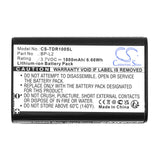 Tascam GT-R1 Battery 3.7V 1800mAh - Compatible Replacement