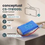 Teufel Boomster BT SPEAKER Battery 7.4V 7800mAh - Compatible Replacement