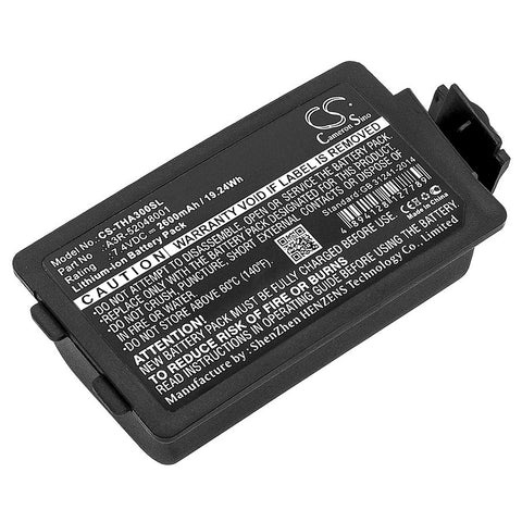 TSC Alpha 3R Battery 7.4V 2600mAh - Compatible Replacement
