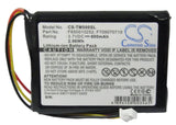 TomTom One Battery 3.7V 800mAh - Compatible Replacement
