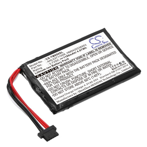 TomTom Go 950 Live Battery 3.7V 1100mAh - Compatible Replacement