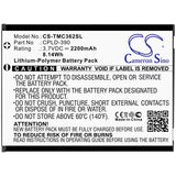 T-Mobile Catalyst 3622A Battery 3.7V 2200mAh - Compatible Replacement