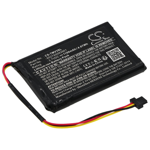 TomTom 6027A0093901 Battery 3.7V 1100mAh Li-Ion - Compatible Replacement