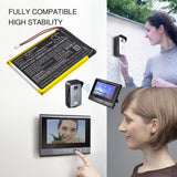 Technaxx TX59 Monitor Wireless Door Phone Battery 3.7V 4000mAh - Compatible Replacement