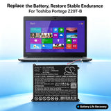 Toshiba Portege Z20T-C-156 Battery 11.4V 3050mAh - Compatible Replacement