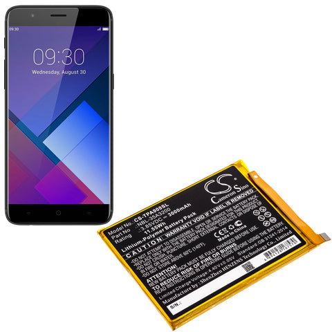 Cameron Sino CS-TPA908SL Battery 3000 mAh Li-Polymer — battery pack