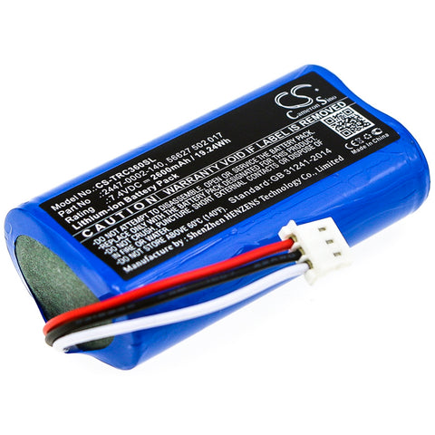 Trilithic 360 DSP Battery 7.4V 2600mAh - Compatible Replacement