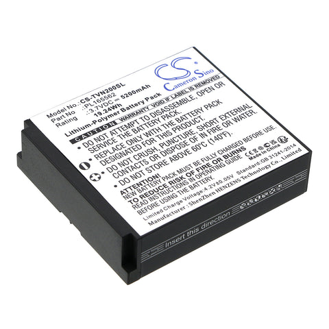 TwoNav Aventura 2 Battery 3.7V 5200mAh - Compatible Replacement