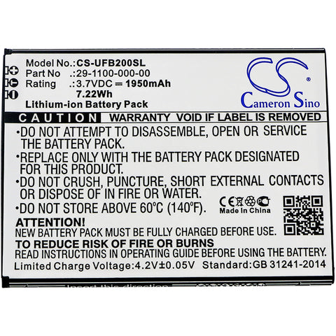 Cameron Sino CS-UFB200SL Battery 1950 mAh Li-ion — battery pack