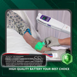Veins Accuvein AV500 Illuminator Battery 3.7V 3400mAh - Compatible Replacement