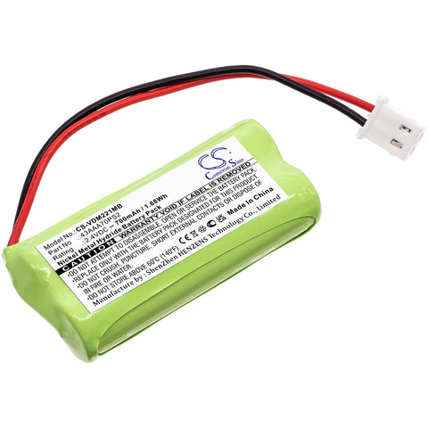 V Tech Digital Audio Monitor DM221 Battery 2.4V 700mAh - Compatible Replacement
