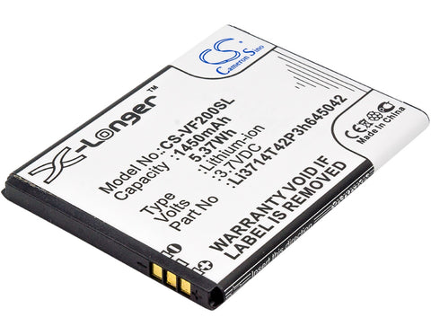 Vodafone Smart First 7 Battery 3.7V 1450mAh Li-Ion - Compatible Replacement