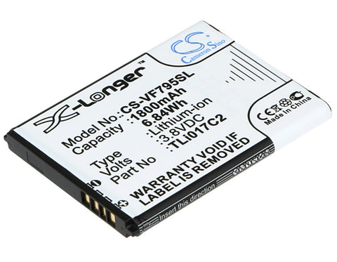 Vodafone Smart Speed 6 Battery 3.8V 1800mAh - Compatible Replacement
