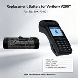 Verifone V200T Battery 3.7V 3300mAh - Compatible Replacement