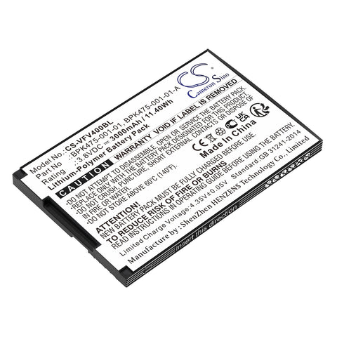 VeriFone M435-003-04-NAA-S Battery 3.8V 3000mAh Li-Polymer - Compatible Replacement