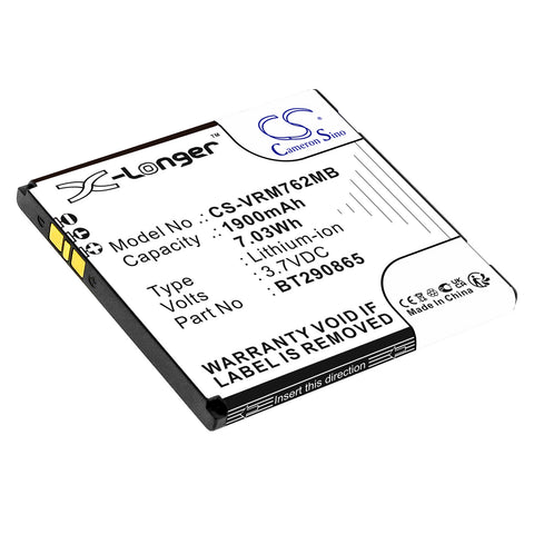 V Tech RM5762 Battery 3.7V 1900mAh Li-Polymer - Compatible Replacement