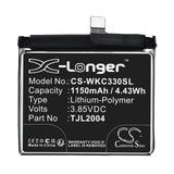 Wiko Rakuten Mini Battery 3.85V 1150mAh - Compatible Replacement