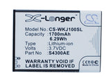 Wiko Jimmy Battery 3.7V 1700mAh - Compatible Replacement