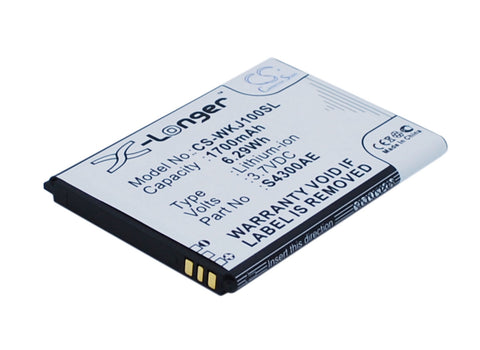 Wiko Jimmy Battery 3.7V 1700mAh - Compatible Replacement