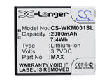 Cameron Sino CS-WKM001SL Battery 2000 mAh Li-ion — product view 2