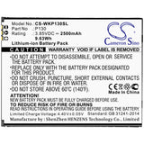 Wiko View Go Battery 3.85V 2500mAh - Compatible Replacement