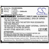 Cameron Sino CS-WKV600SL Battery 2400 mAh Li-ion — battery pack
